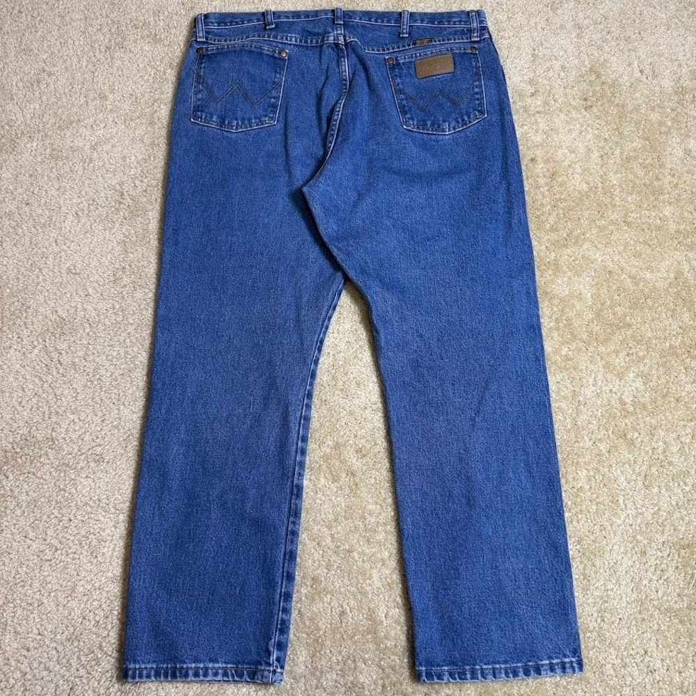 Vintage Wrangler Jeans Mens 42x30 Blue 13MWZ Cowboy Cut Western Denim USA - Picture 2 of 7